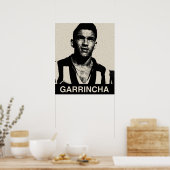 Garrincha  Portrait Poster (Keuken)