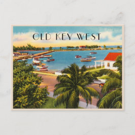Garrison Bocht Oude Sleutel West Florida Briefkaart