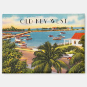 Garrison Bocht  Oude Sleutel West Florida Magneet (Voorkant)