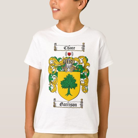 GARRISON FAMILIY CREST - GARRISON COAT OF ARMS T-SHIRT (Voorkant)