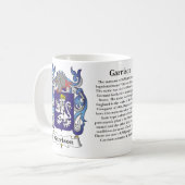 Garrison Family Coat of Arms mok (Voorkant links)