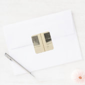 Garrison, New York Vierkante Sticker (Envelop)