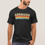 GARRISON Surname Funny Retro  90S Birthday T-shirt<br><div class="desc">Cool "Garrison"-kunstwerk met  kleuren is een perfect geschenk of cadeau voor alle mannen of vrouwen die je wilt verrassen. Koop het ontwerp nu!</div>
