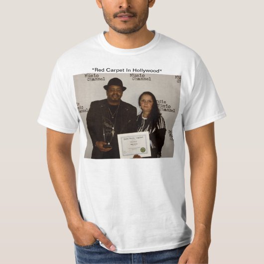 "Garry & Carmen Moore on Red The Carpet" T-shirt (Voorkant)