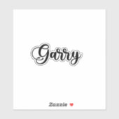 Garry Name - handgeschreven kalligrafie Sticker (Vel)