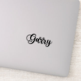 Garry Name - handgeschreven kalligrafie Sticker