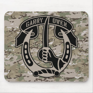 Garry Owen 7e Cavalerie Embleem Muismat