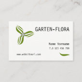 garten flora visitekaartje (Voorkant)