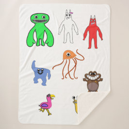 Garten Tekens Anime Sherpa Deken