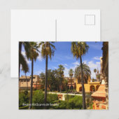 Garten von Reales Alcázares de Sevilla Briefkaart (Voorkant / Achterkant)