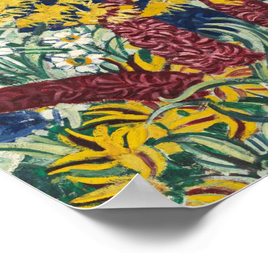 Gartenblumen | August Babberger Poster (Hoek)