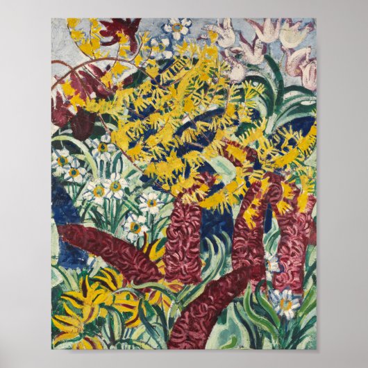 Gartenblumen | August Babberger Poster (Voorkant)
