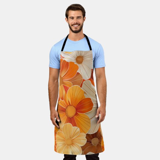 Gartenparty Retro 1970er Stil Schort (Gedragen)