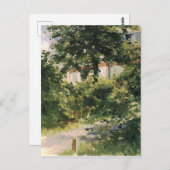 Gartenweg in Rueil Edouard Manet Briefkaart (Voorkant / Achterkant)