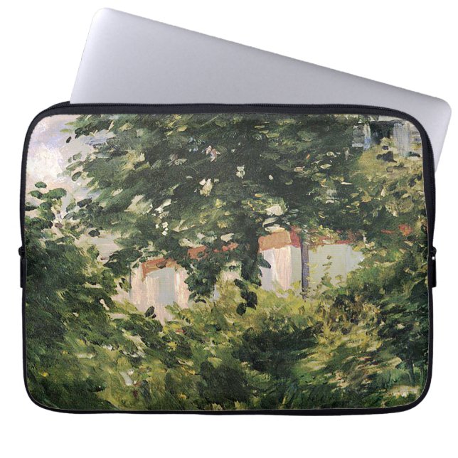 Gartenweg in Rueil Edouard Manet Laptop Sleeve (Voorkant)