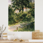 Gartenweg in Rueil Edouard Manet Poster (Keuken)