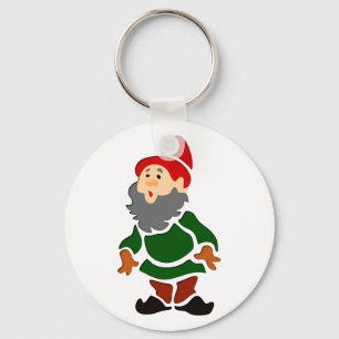 Gartenzwerg Wichtel garden gnome Sleutelhanger
