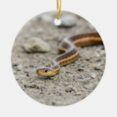 Garter Snake Keramisch Ornament (Voorkant)