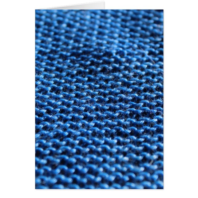 Garter Stitch in blauw (Voorkant)