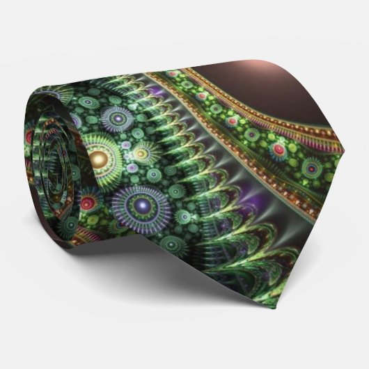 Garter's fractale Stropdas (Opgerold)