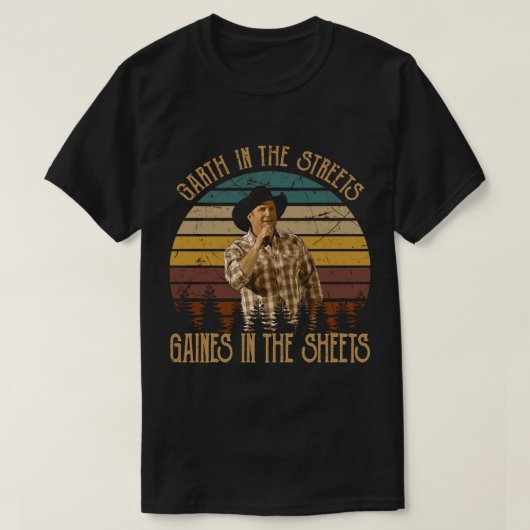 Garth and Gaines in street Sticker T-shirt (Design voorkant)