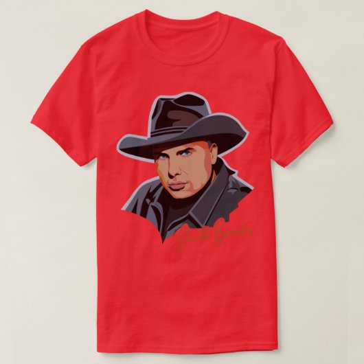 Garth Brooks 90s Retro Fan Artwork T-shirt (Design voorkant)
