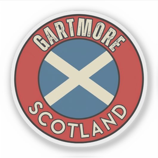 Gartmore, Scotland Sticker (Voorkant)