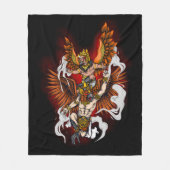 garuda fleece deken (Voorkant)