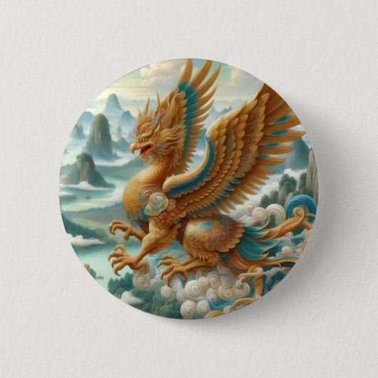Garuda King of Birds Button (Voorkant)