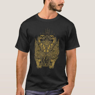 Garuda Koning van de Vogels God van India Hindu T-shirt