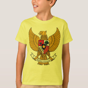 garuda pancasila kinder shirt - geel