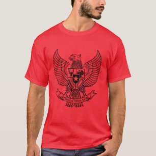 garuda pancasila kinder shirt - zwart