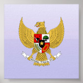 Garuda Pancasila, t Arms Indonesia, Indonesië Poster (Voorkant)