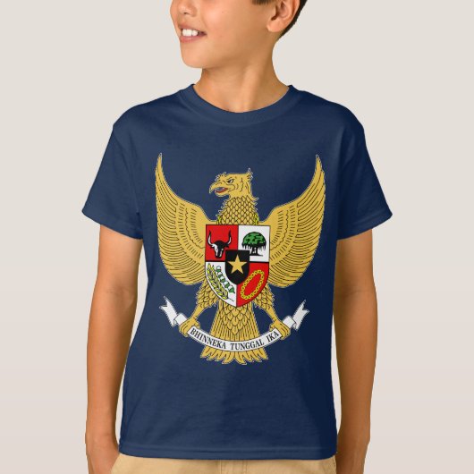Garuda Pancasila, t Arms Indonesia, Indonesië T-shirt (Voorkant)