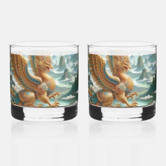 Garuda Whiskey Bril Whisky Glas (Voorkant)