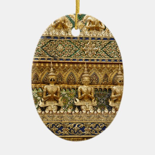 garudas van Thailand Keramisch Ornament (Voorkant)
