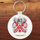 Garvey Coat of Arms (gezinscrest) Sleutelhanger (Voorkant)