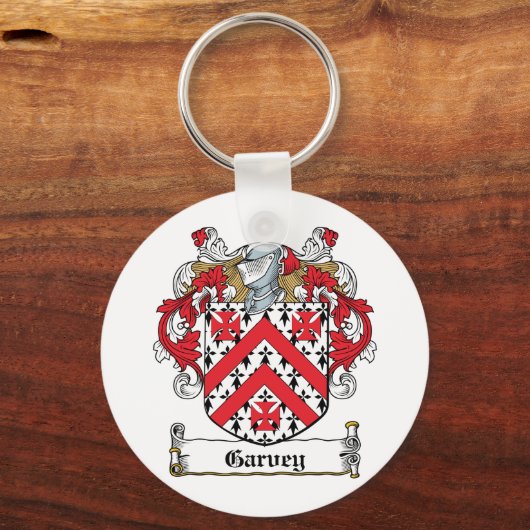 Garvey Family Crest Sleutelhanger (Voorkant)
