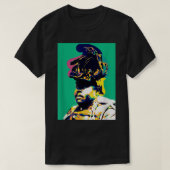 Garvey Pan African Pop Art Marcus Black History St T-shirt (Design voorkant)
