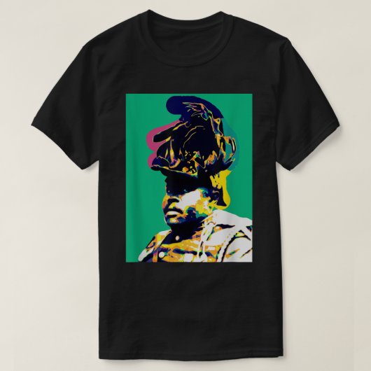 Garvey Pan African Pop Art Marcus Black History St T-shirt (Design voorkant)