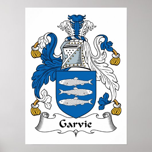 Garvie Family Crest Poster (Voorkant)
