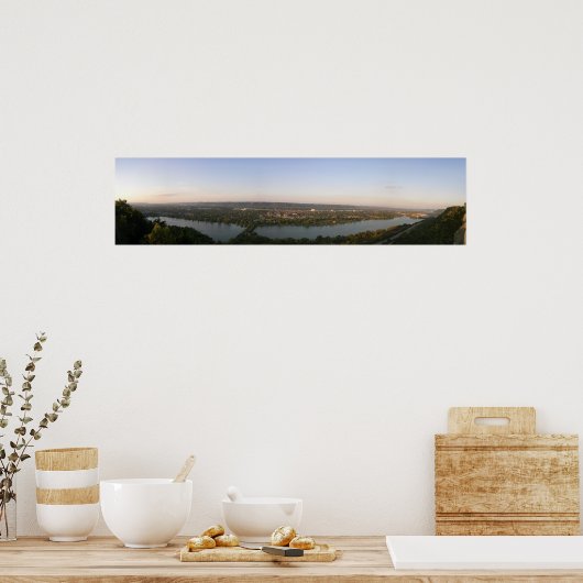 Garvin Heights Panoramisch afdrukken Poster (Keuken)