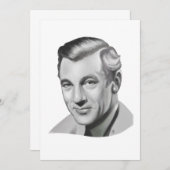 Gary Cooper Bedankkaart (Voorkant / Achterkant)