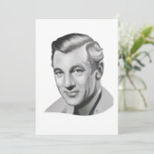 Gary Cooper Feestdagenkaart (Staand voorkant)
