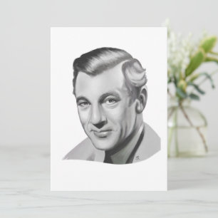 Gary Cooper Feestdagenkaart