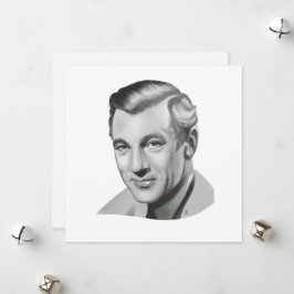 Gary Cooper Feestdagenkaart