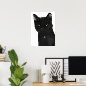 Gary de zwarte kat poster (Thuiskantoor)