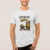 Gary Grizzlefang Stealth is optioneel Tri-Blend Shirt (Voorkant)