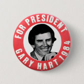 Gary Hart - Button (Voorkant)