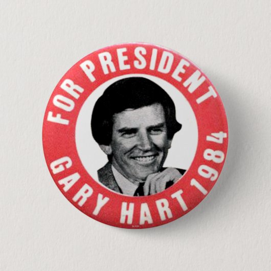 Gary Hart - Button (Voorkant)